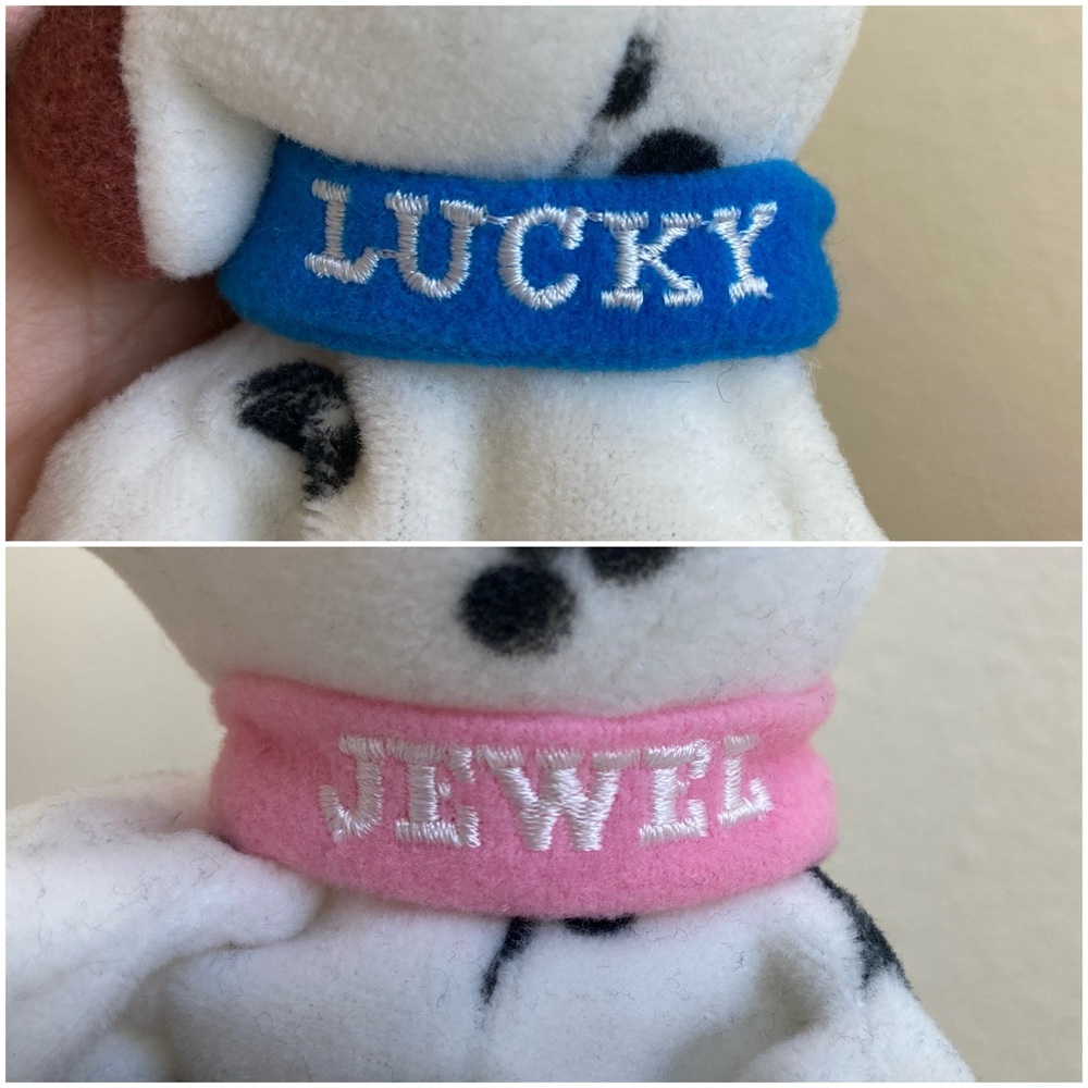 Disney Mini Bean Bag Plush Set Pluto Lucky Jewel Little Brother - Picture 16 of 16